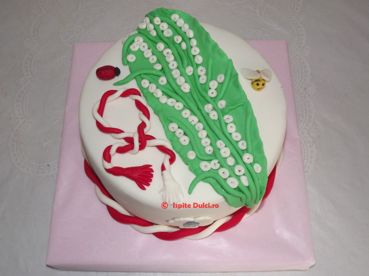 Tort cu lacramioare de martisor