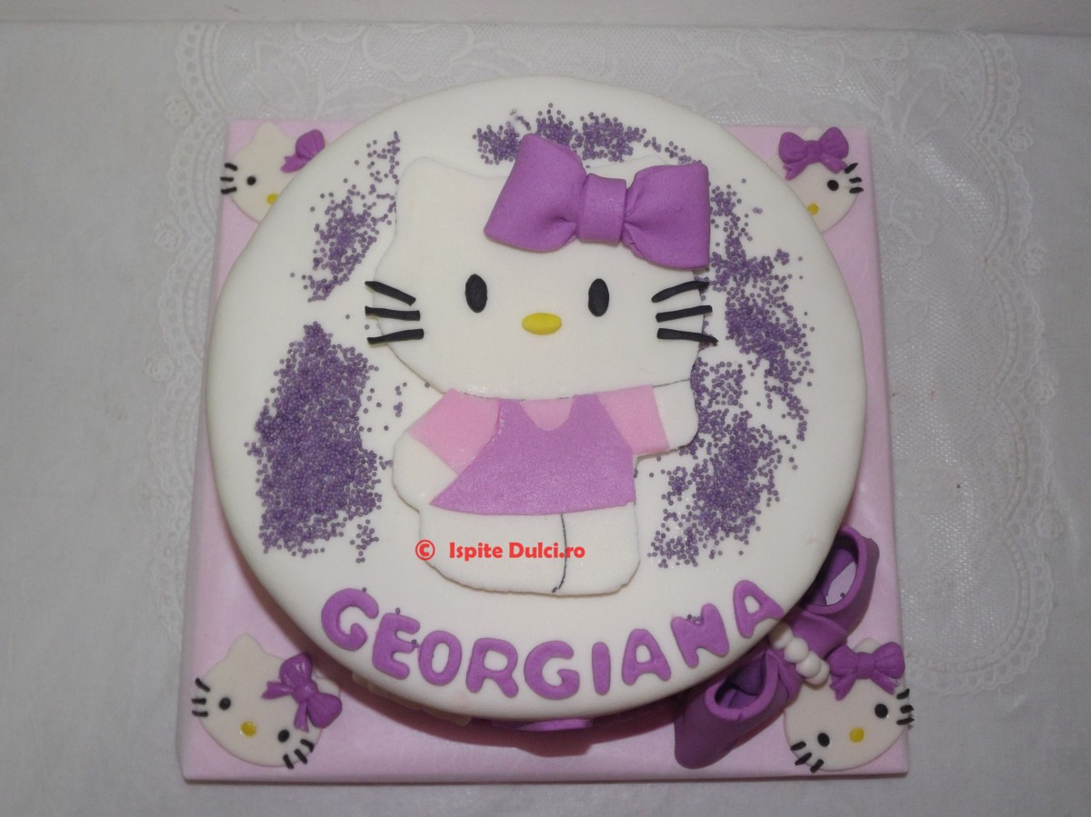 Tort Hello Kitty pentru Georgiana