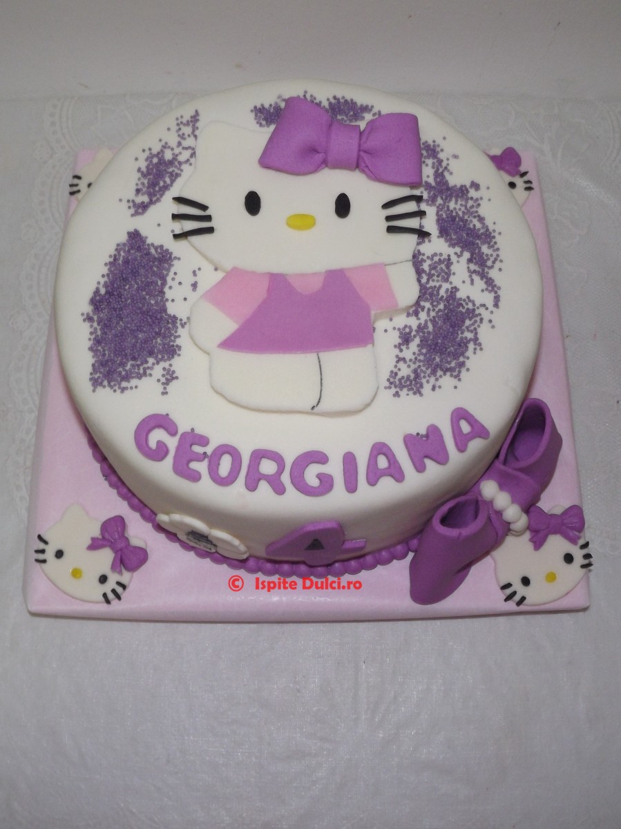 Tort Hello Kitty pentru Georgiana