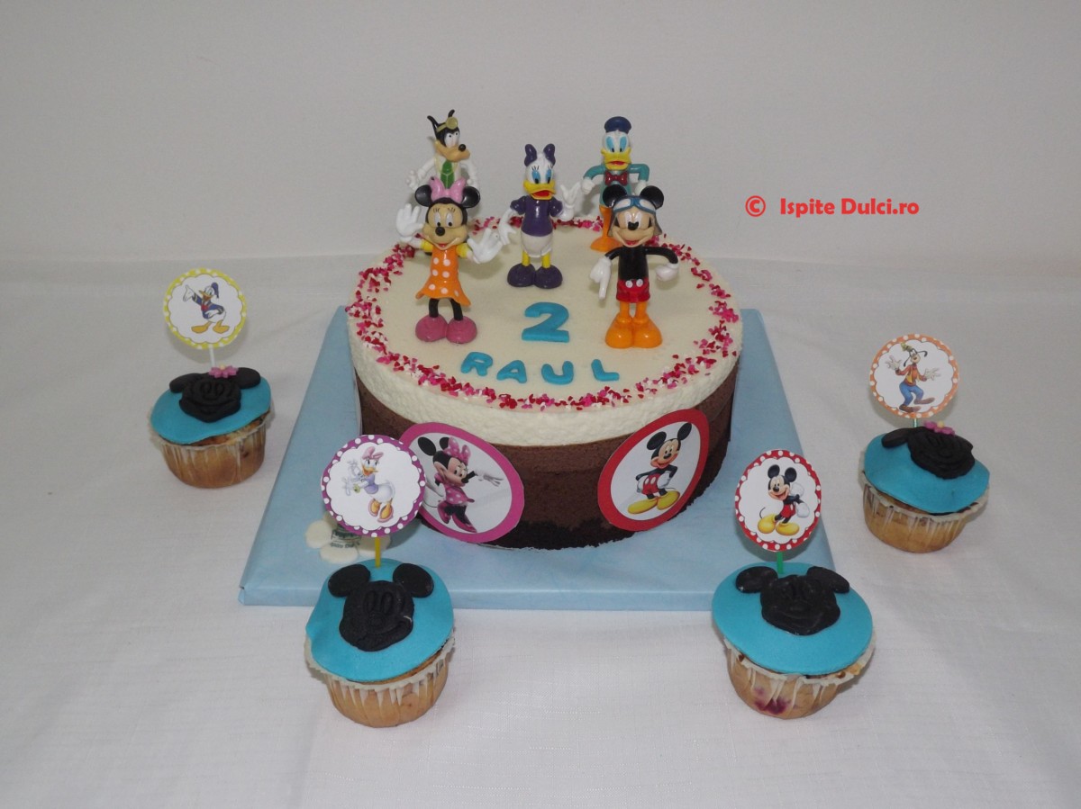 Tort si briose cu Mickey pentru Raul