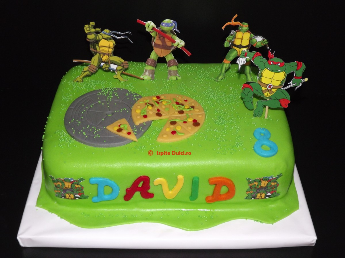 Tort cu testoasele ninja pt David
