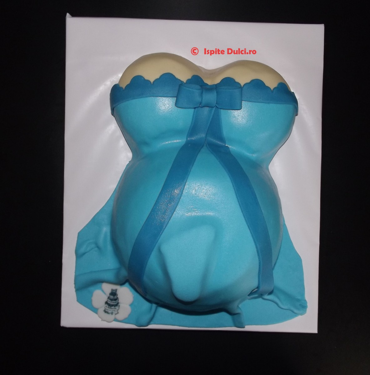 Tort rochita de gravida