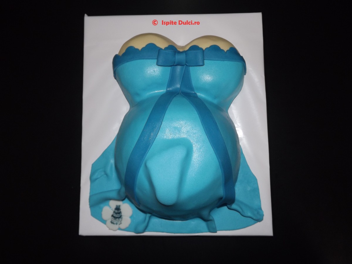 Tort rochita de gravida