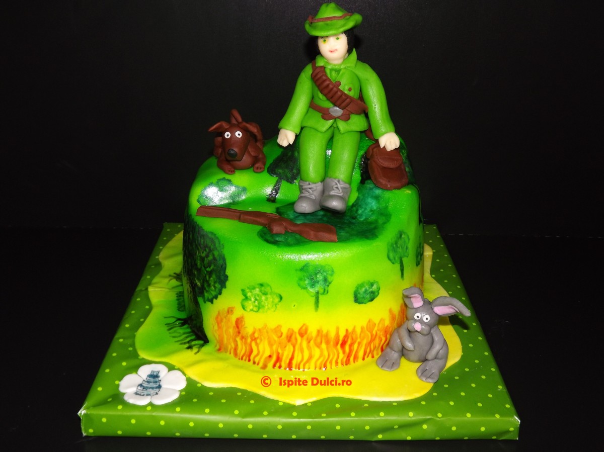 Tort pictat de vanatoare