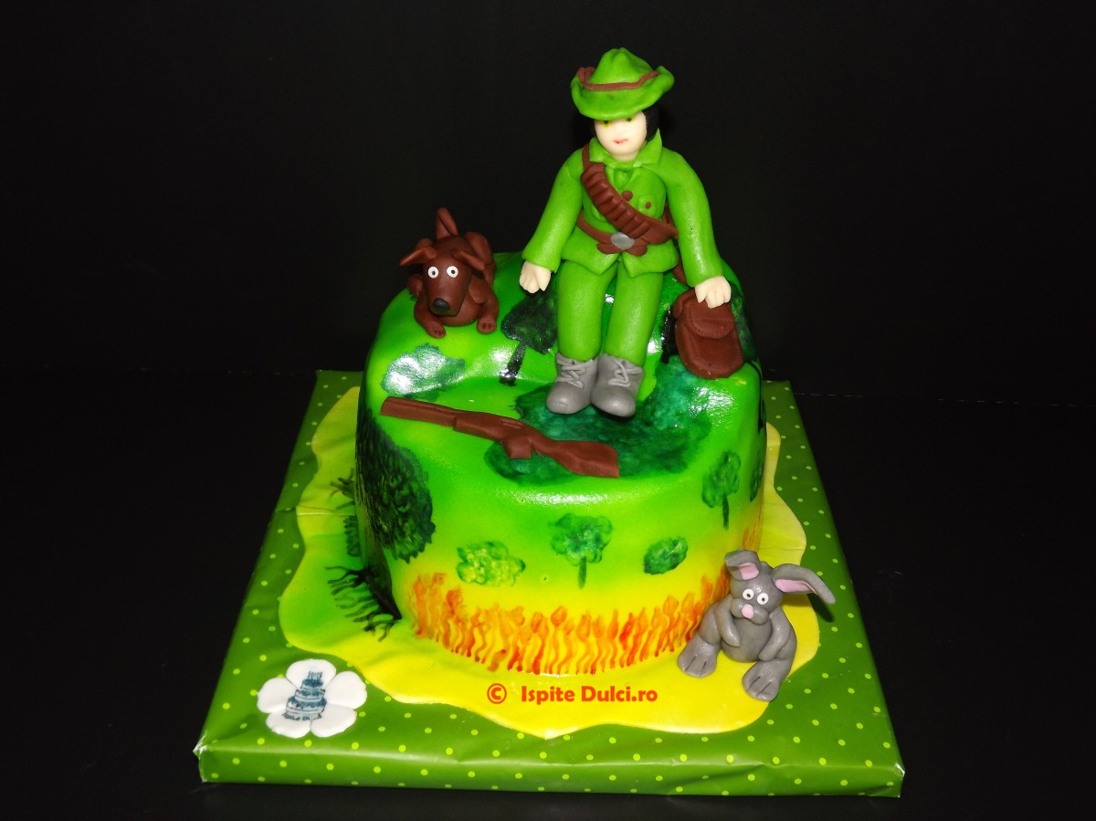 Tort pictat de vanatoare