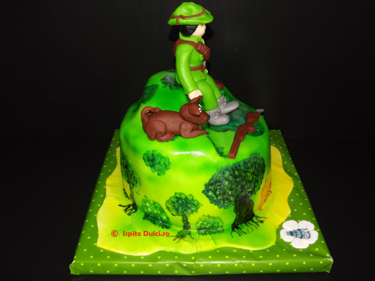 Tort pictat de vanatoare