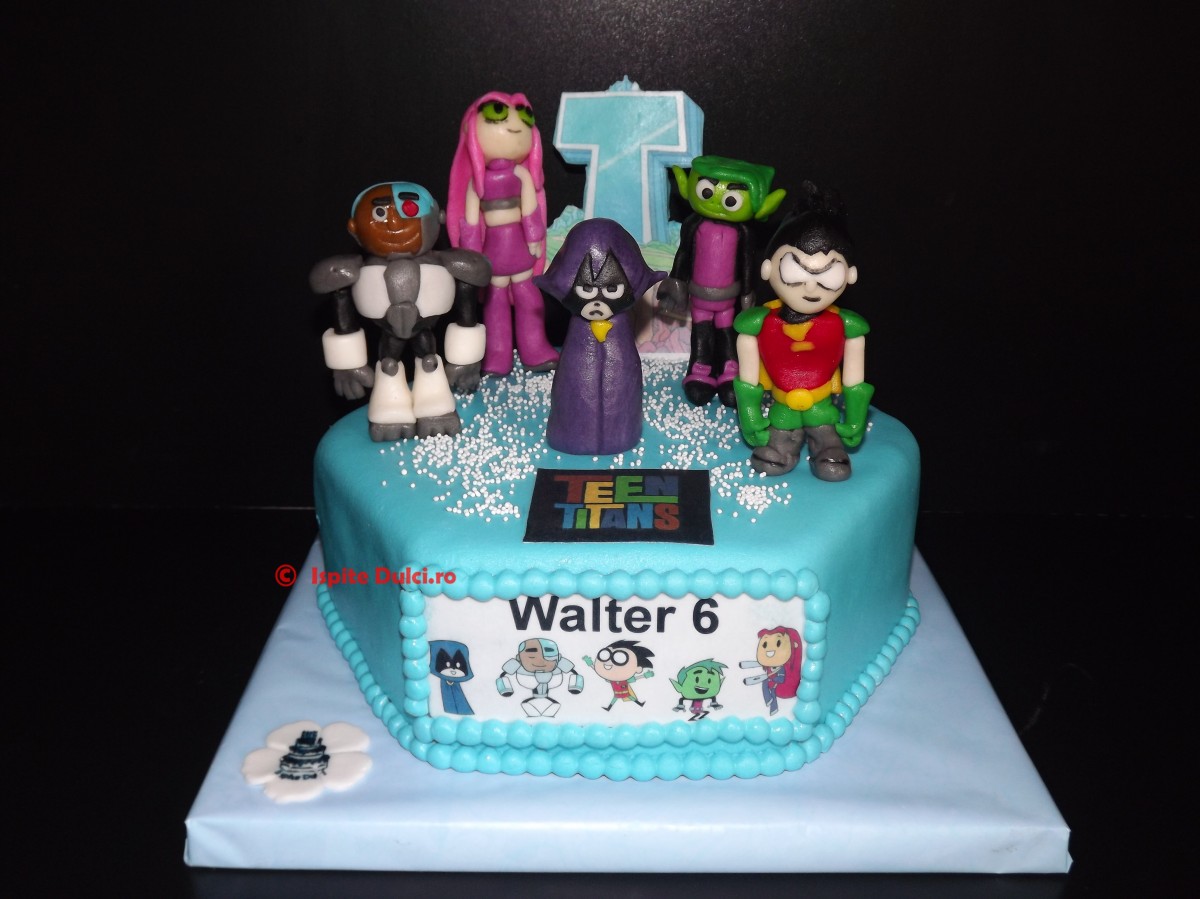 Tort teen titans (tinerii titani) pentru Walter