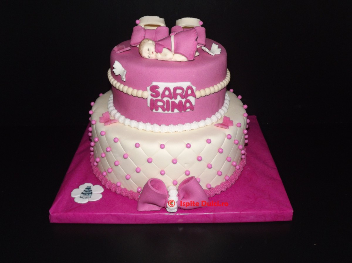 Tort de botez pentru Sara Irina