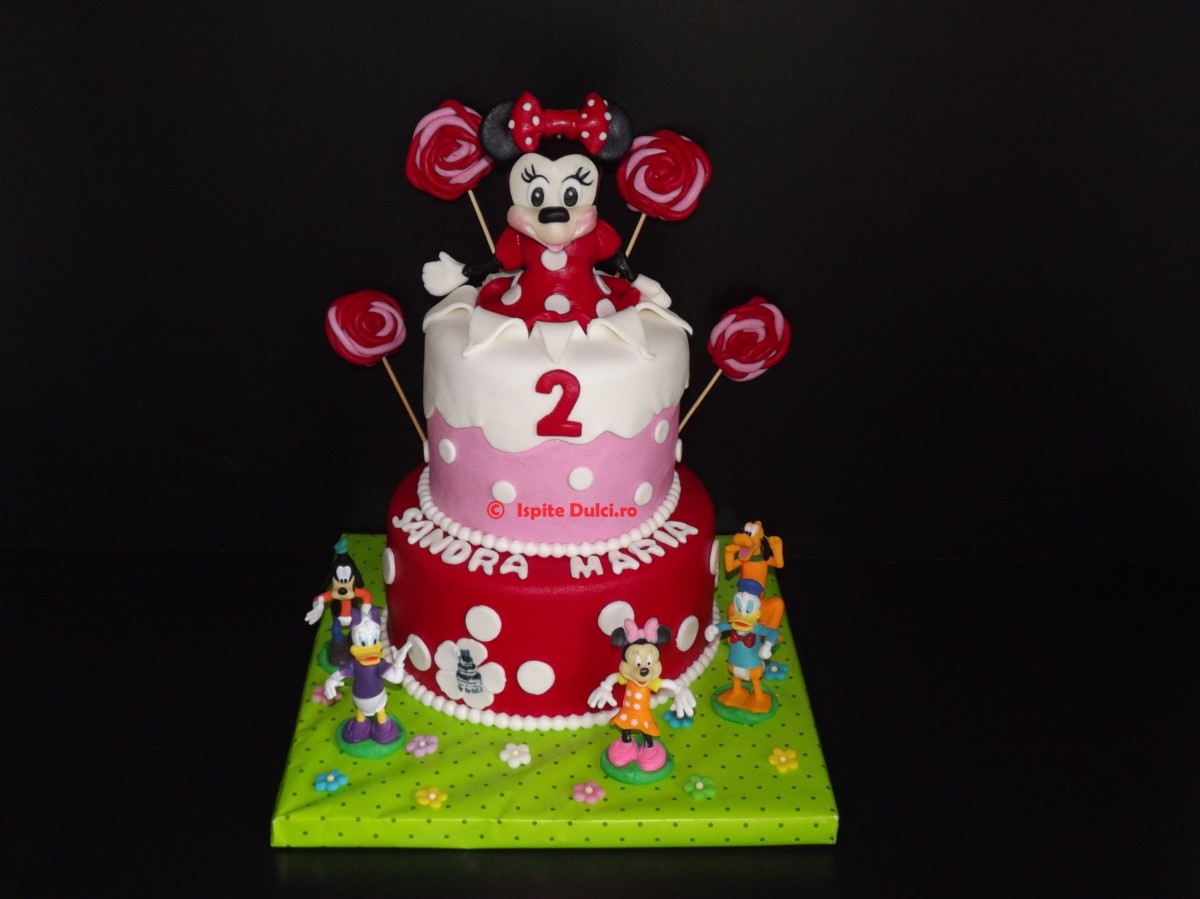 Tort cu Minnie pentru Sandra Maria
