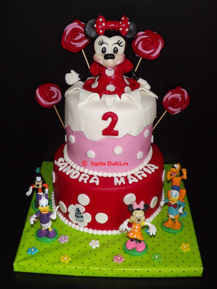 Tort cu Minnie pentru Sandra Maria
