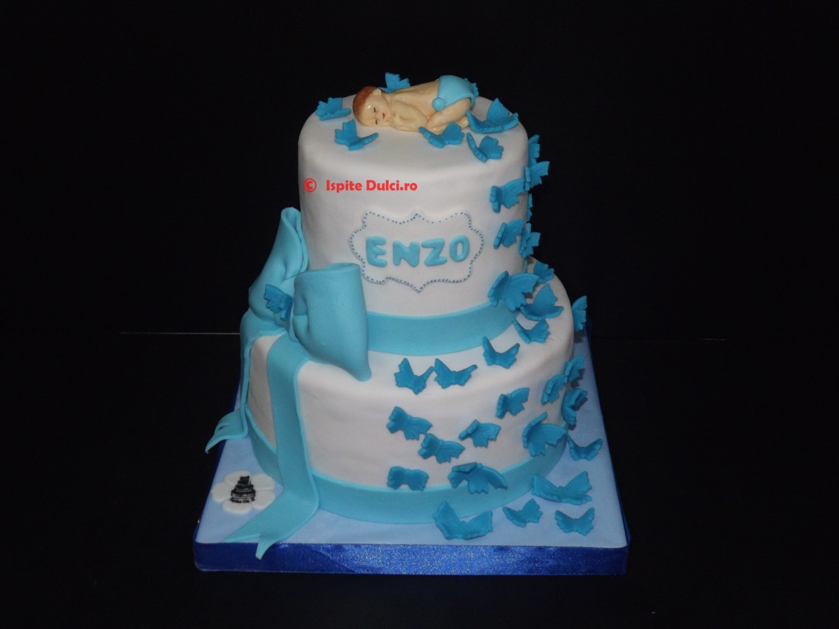 Tort de botez pentru Enzo