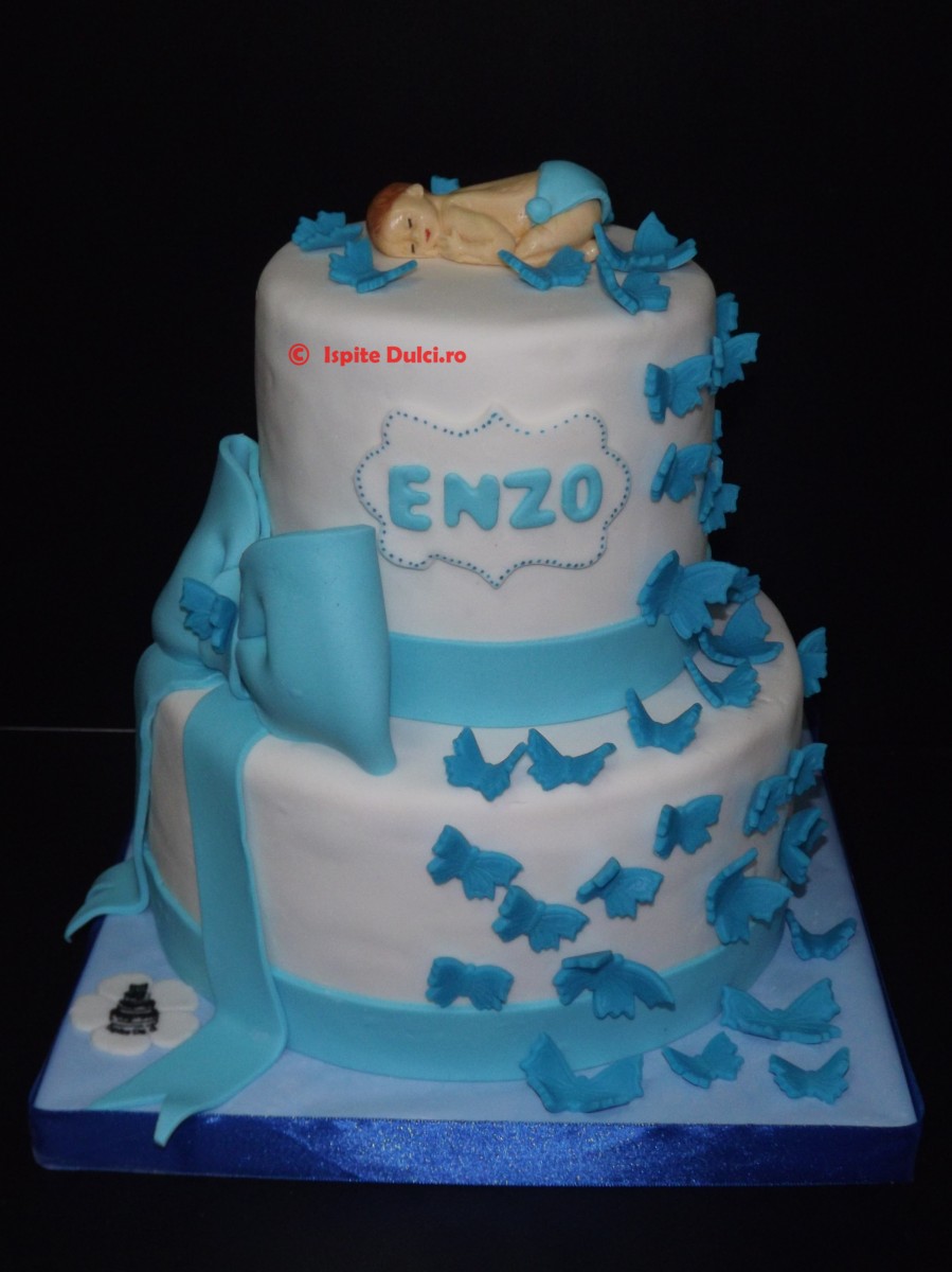 Tort de botez pentru Enzo