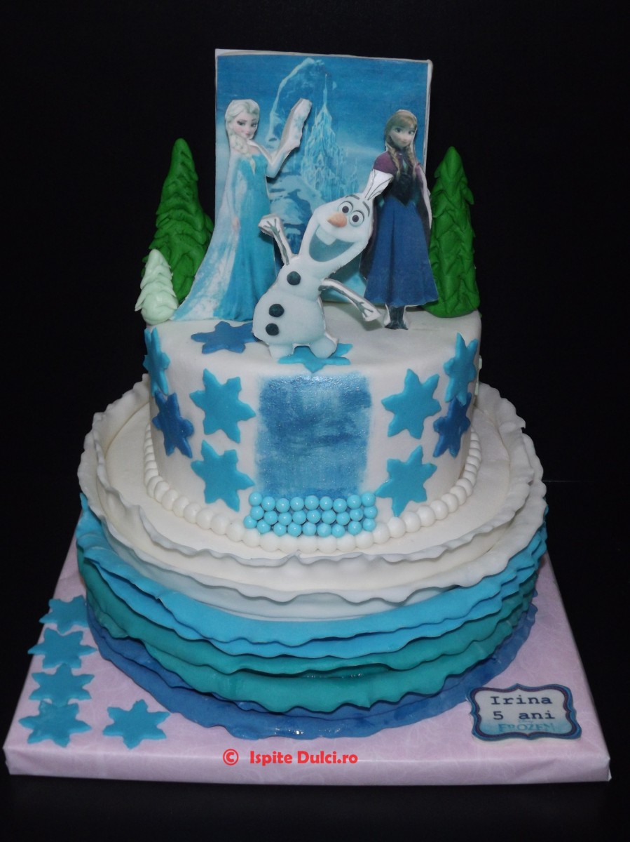 Tort Frozen pentru Irina si Maia