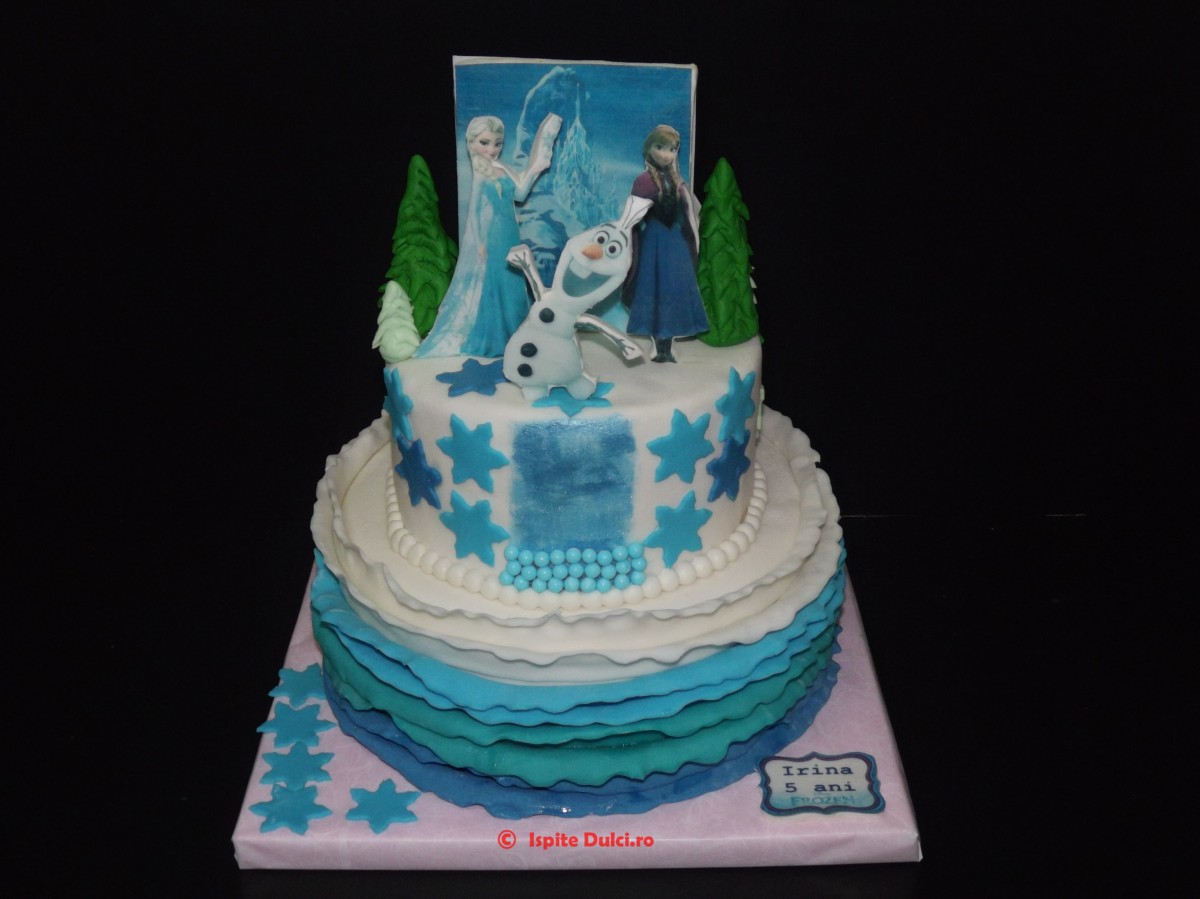 Tort Frozen pentru Irina si Maia
