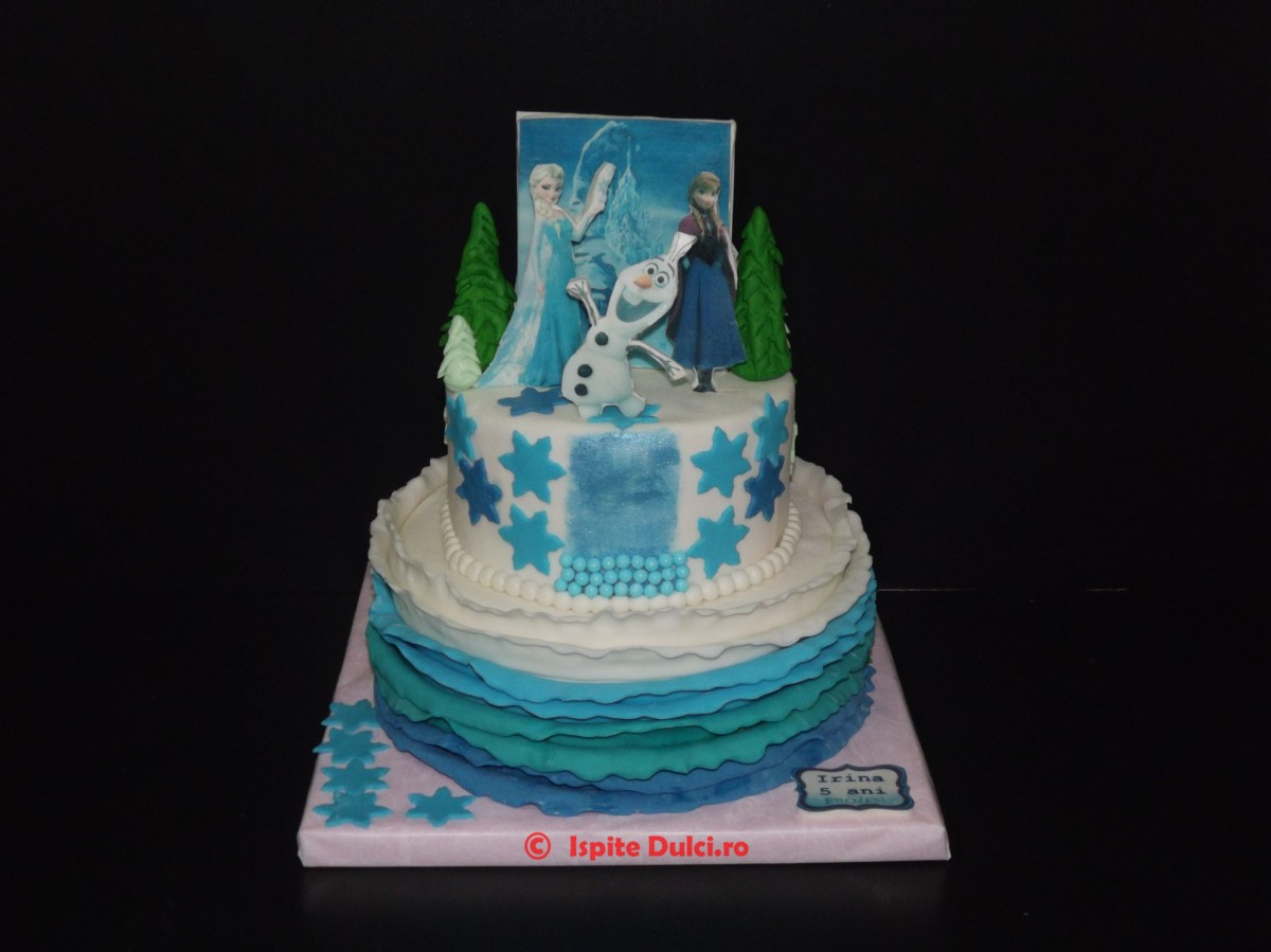 Tort Frozen pentru Irina si Maia