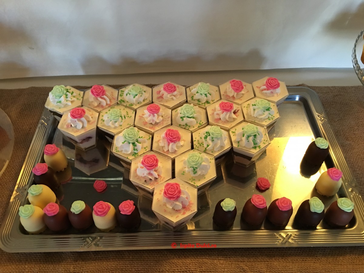 Tort de botez si candy bar pt Ana Aurelia