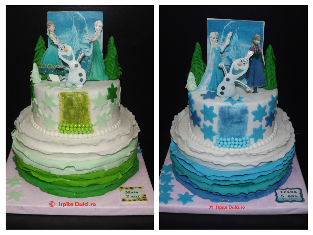 Tort Frozen pentru Irina si Maia