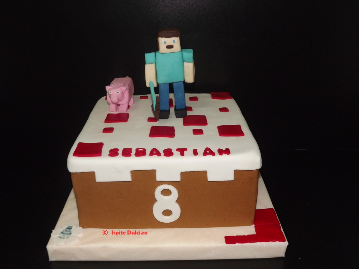 Tort Minecraft pentru Sebastian