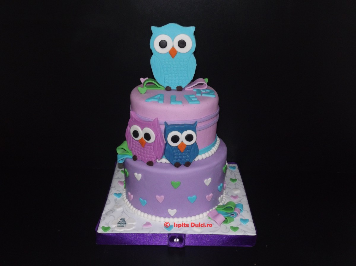 Tort cu bufnite pentru Ale