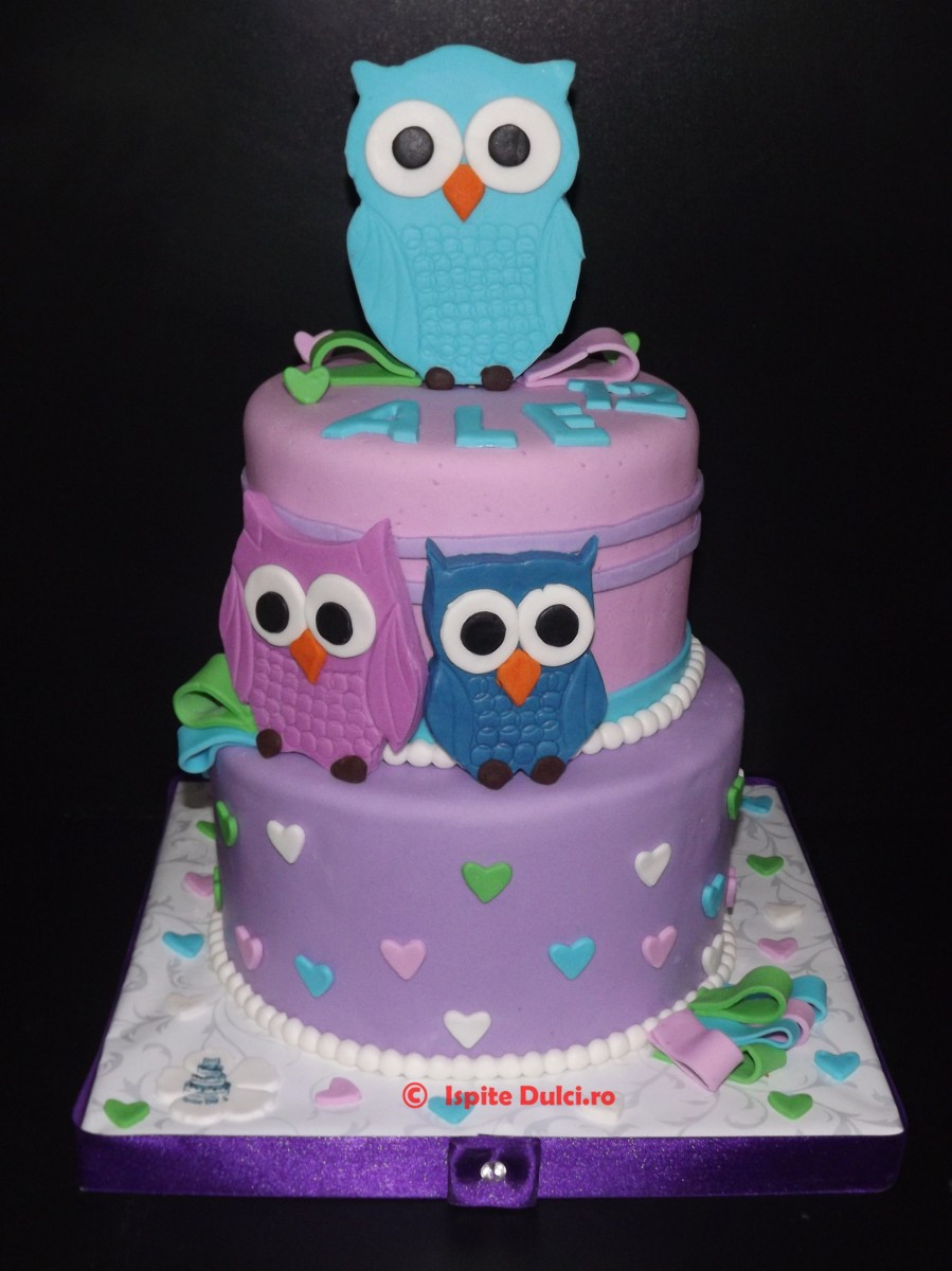 Tort cu bufnite pentru Ale