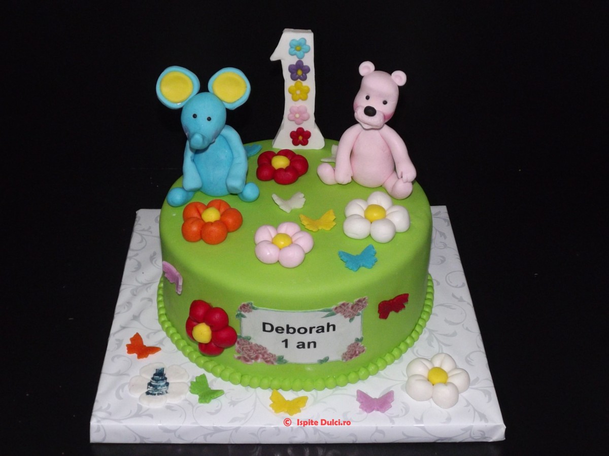 Tort cu animalute pentru Deborah