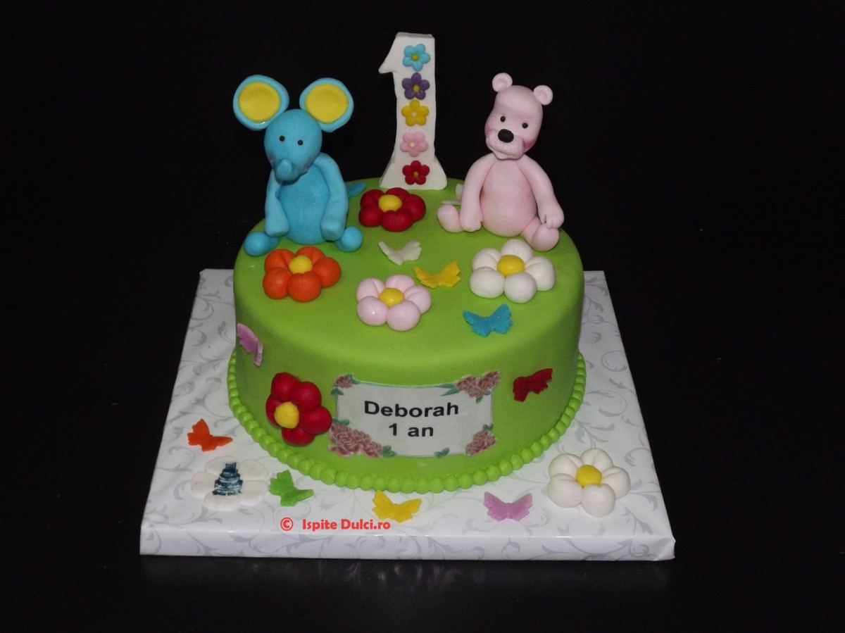 Tort cu animalute pentru Deborah