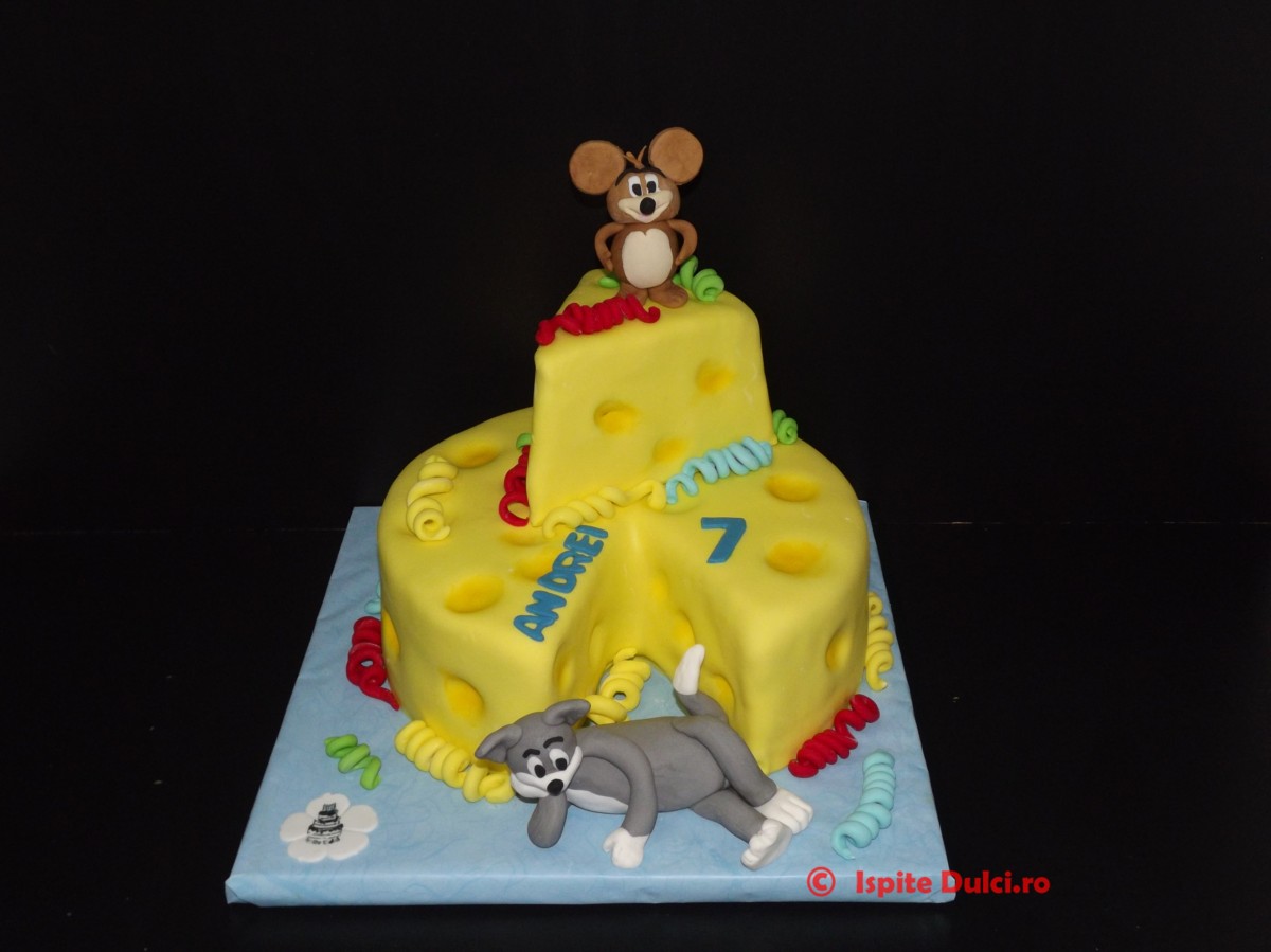 Tort cascaval cu Tom si Jerry