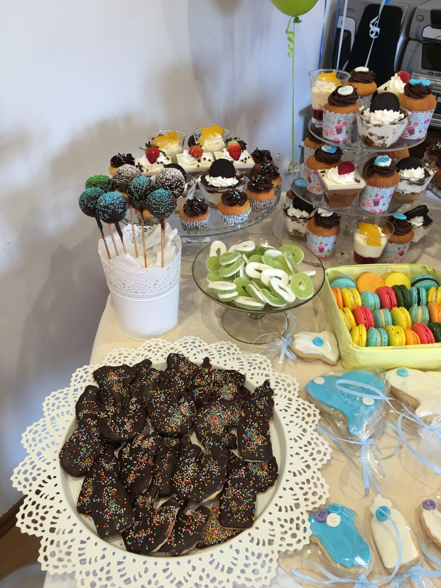 Candy bar pentru botez Aleodor