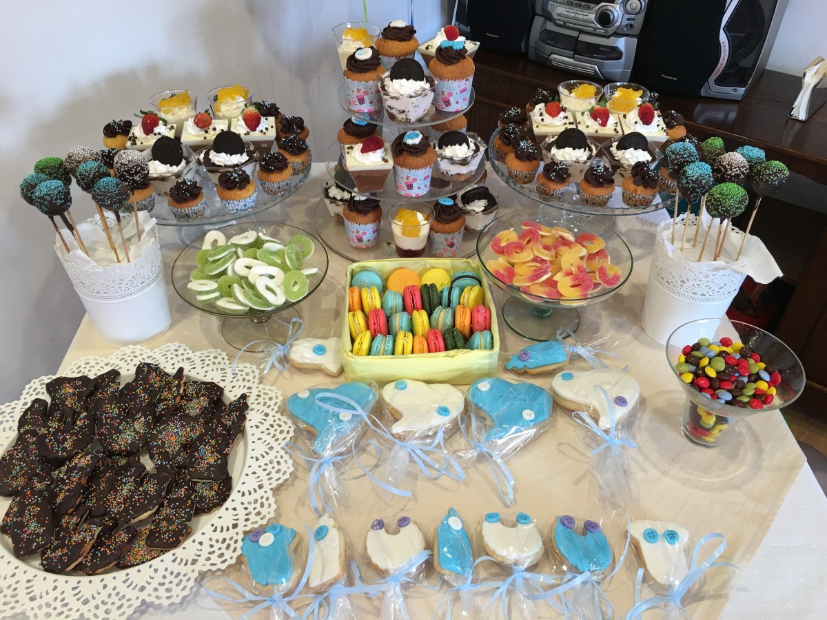 Candy bar pentru botez Aleodor