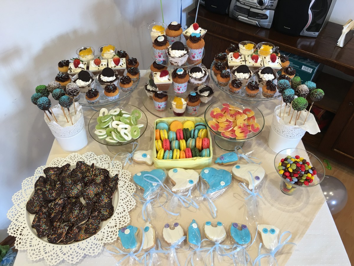 Candy bar pentru botez Aleodor
