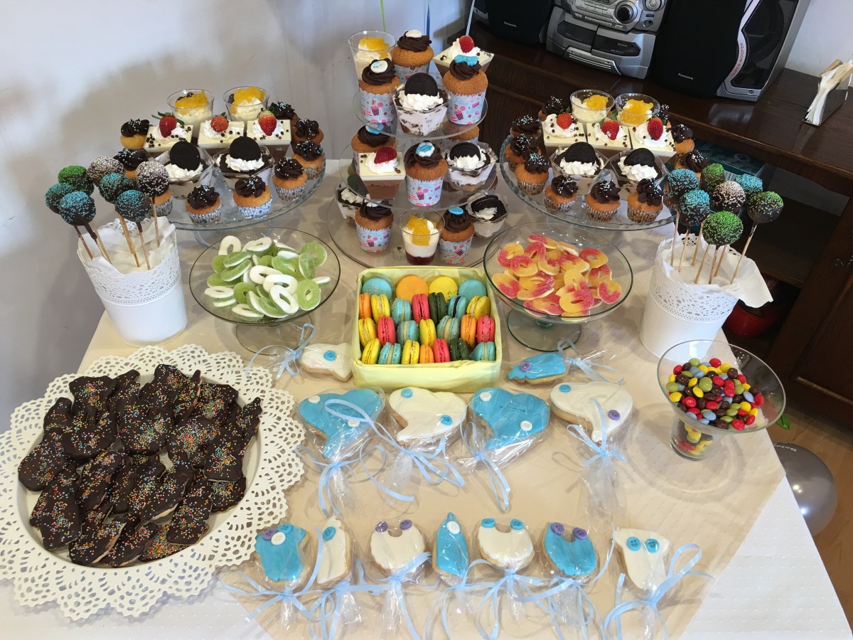 Candy bar pentru botez Aleodor