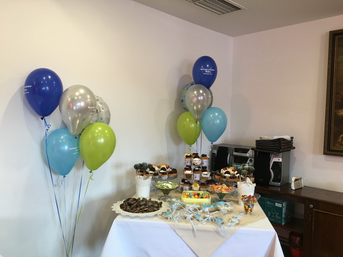 Candy bar pentru botez Aleodor
