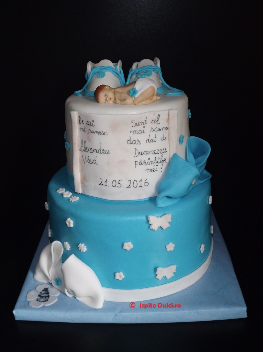 Tort de botez pentru Alexandru Vlad