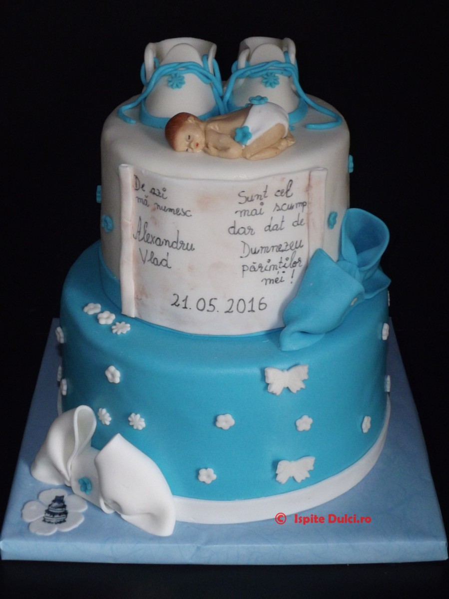 Tort de botez pentru Alexandru Vlad