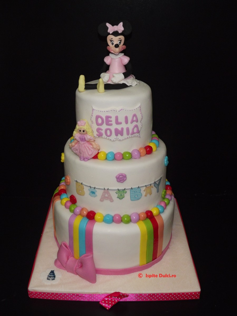 Tort de botez pentru Delia Sonia