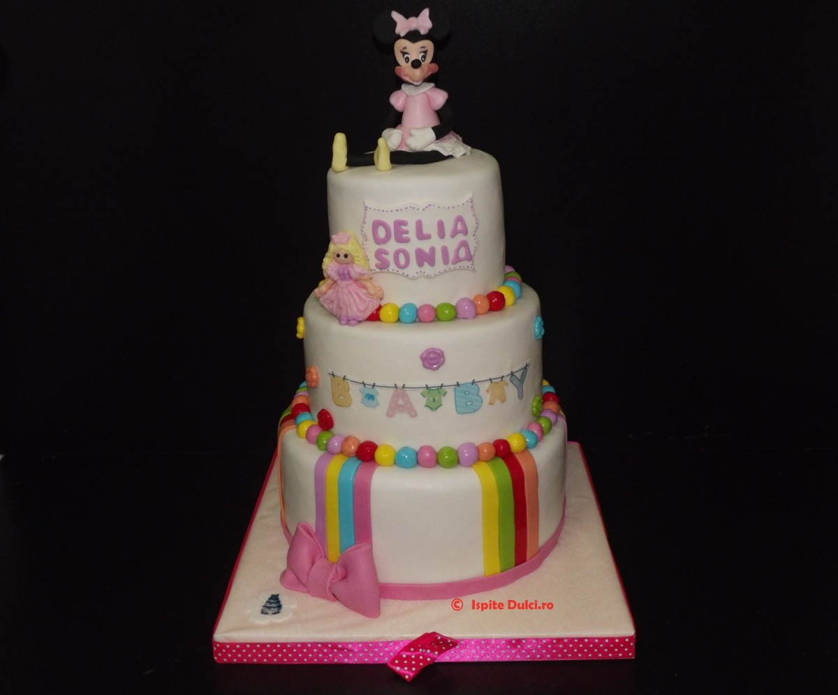 Tort de botez pentru Delia Sonia