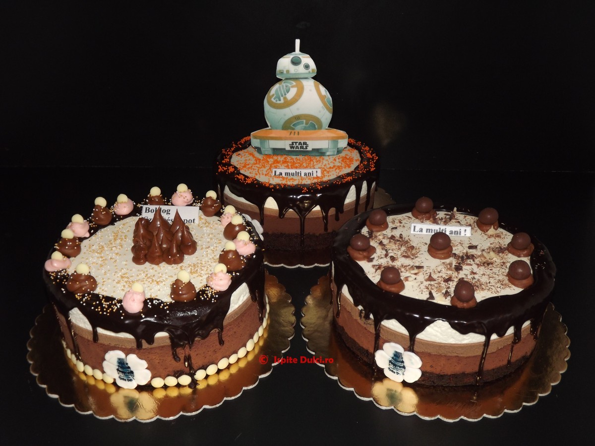 Torturi mousse de ciocolata