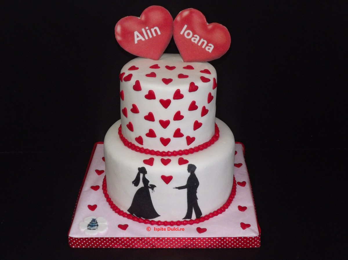 Tort de cununie pentru Alin si Ioana