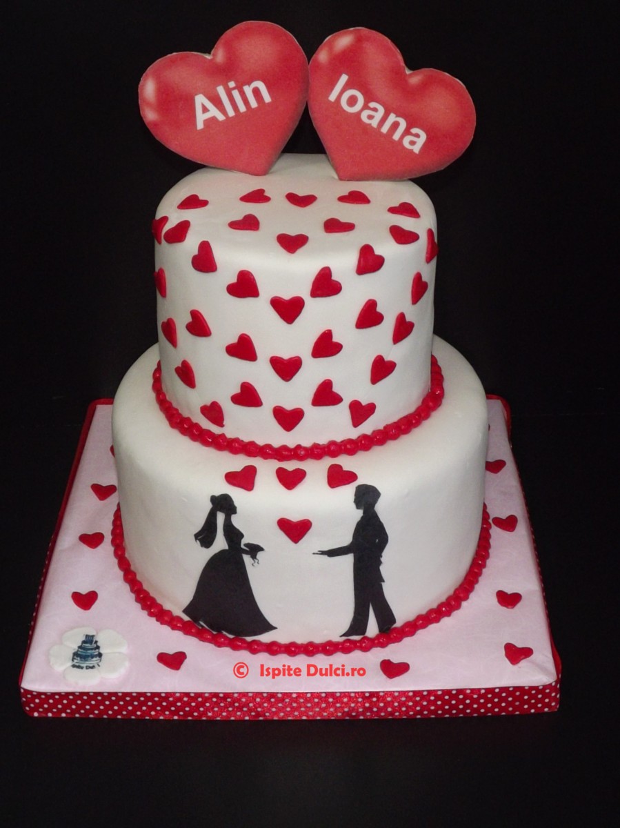 Tort de cununie pentru Alin si Ioana