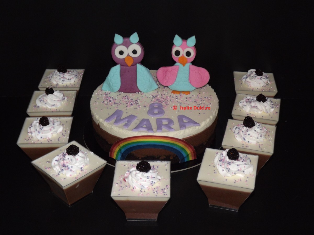 Tort cu bufnite pentru Mara