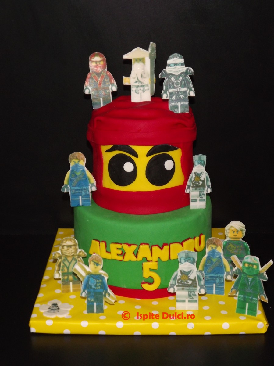 Tort Lego Ninjago pentru Alexandru