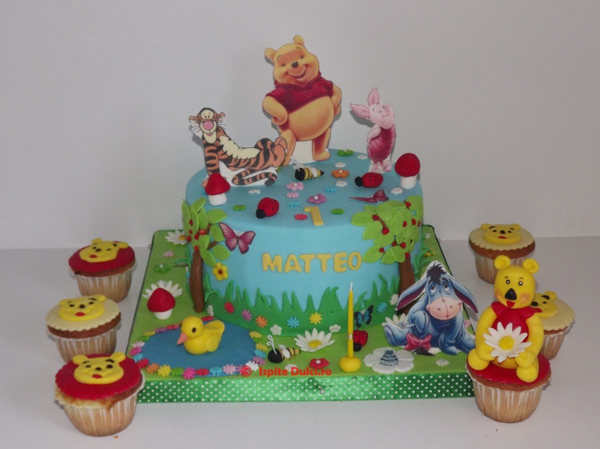 Tort cu Winnie si prietenii pentru Matteo
