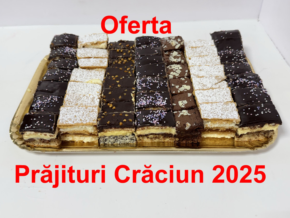 Oferta prajituri de casa Craciun 2025